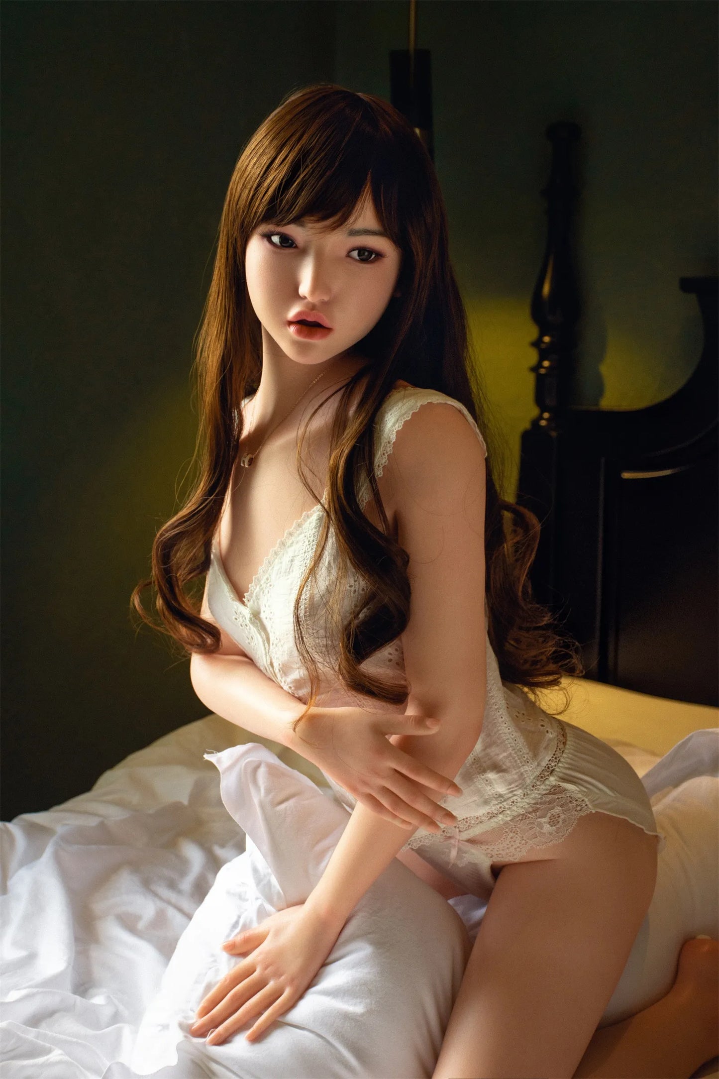 Yearndoll Y210 小柄 スレンダー ラブドール 151cm AAカップ 口開閉 リアル口腔 高級シリコン